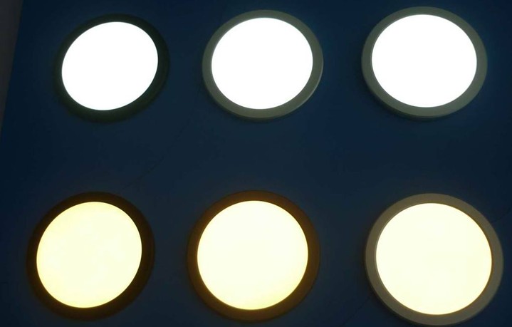 圆形导光板led平板灯应用